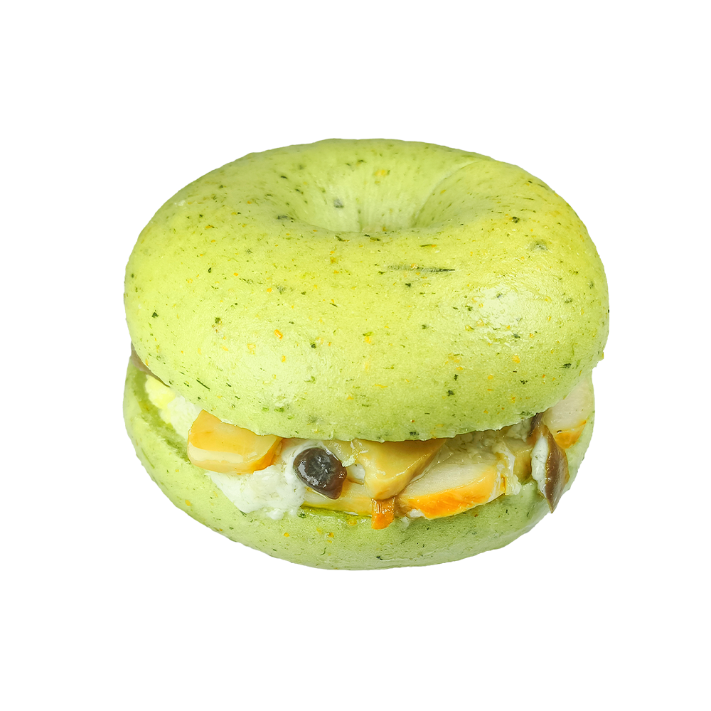 Bagel Jamur Ayam Bayam
