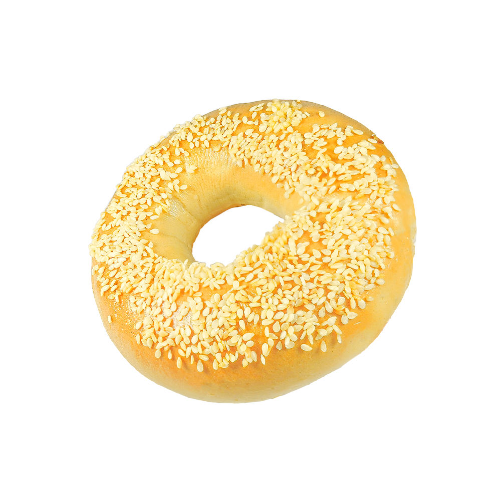 Bagel Wijen Asin Sumber Gandum Berkualitas Tinggi
