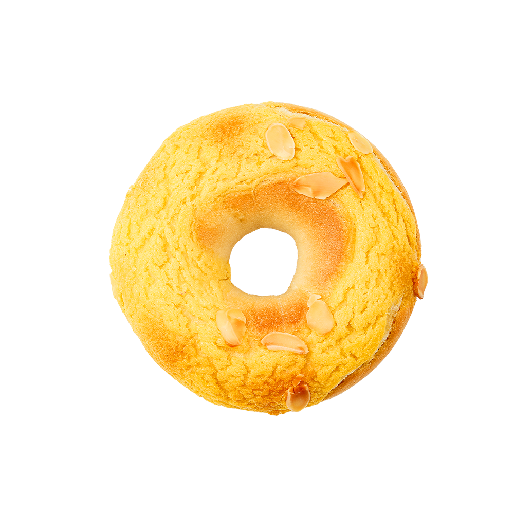 Bagel Mangga-Kelapa Almond Panggang