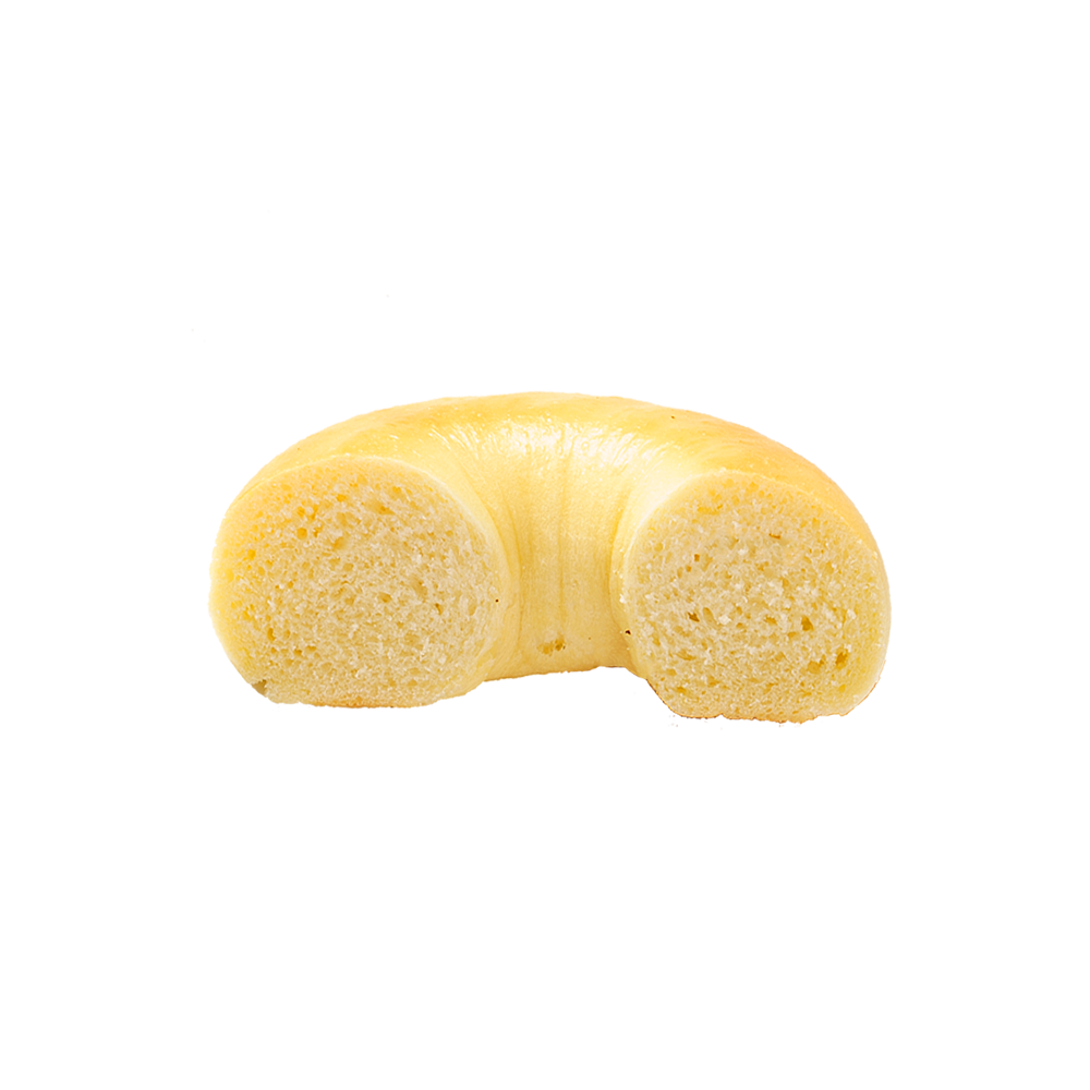Bagel Polos Mengkilap dan Rapuh